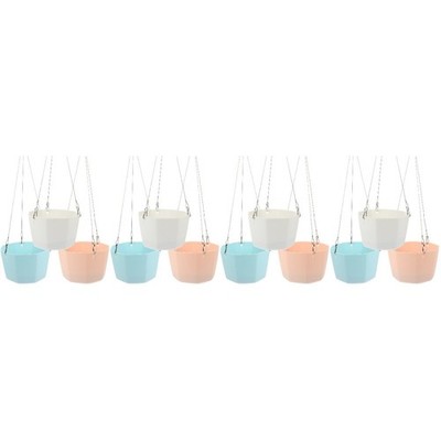  4 Pieces Blumentöpfe Zum Einhängen Korb Aufhängen Hanging Pflanzer