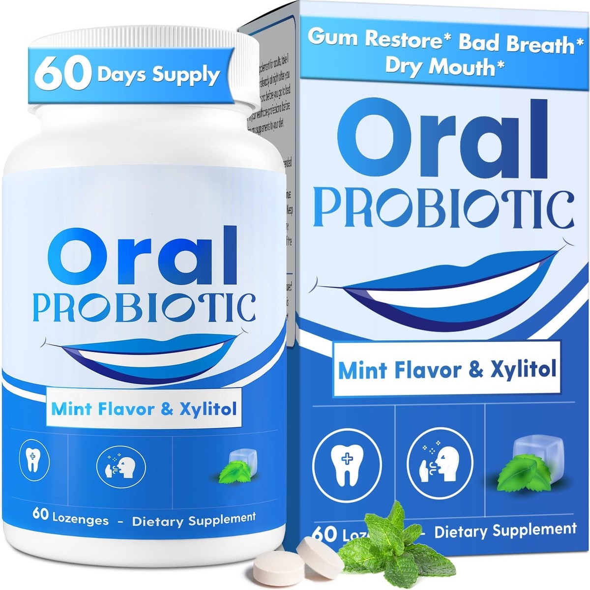 Oral Probiotics, 11 Billion CFU, with M18, A12, Oral Probiotics