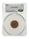 1892 indian head penny AU55