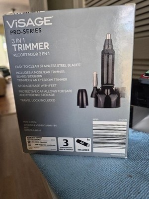 Visage Pro-Series 2 in 1 Trimmer; brand new still in the box, unopened