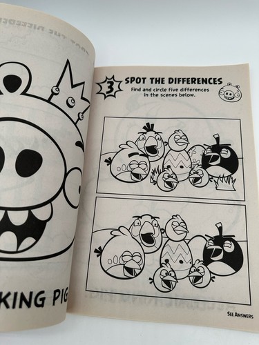 Angry Birds 2009-2013 2 Coloring Book Lot - Picture 4 of 13