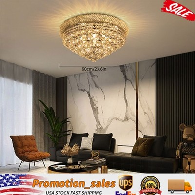 Crystal Ceiling Light Pendent Lamp Chandelier Fixture for Home/Living Room/Cafes