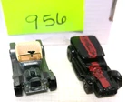 Lot of 2 Vintage Hot Wheels 1/64 Redlines Loose