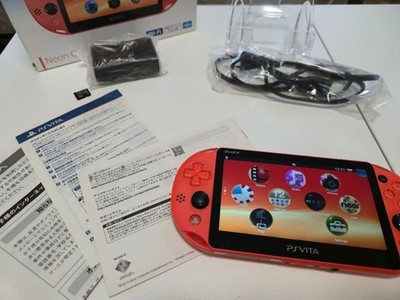 PS Vita Slim PCH-2000 Metallic Red (ZA26) – Complete – Tested | eBay