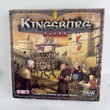 Kingsburg ZMan Board Game 2nd Edition 99% Complete Medieval Strategy
