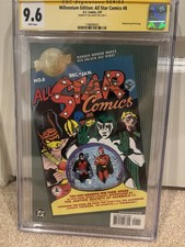 Millennium All Star Comics #8 1st Wonder Woman Signed Gal Gadot CGC 9.6 Gold 1/1