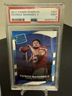 2017 Panini Donruss Rated Rookie Patrick Mahomes II #327 RC Cheifs PSA 9