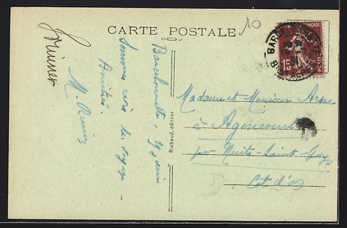 CPA Barcelonnette, Avenue d´Italie 1931 - Picture 2 of 2