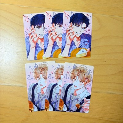 Debut or Die x EDIYA COFFEE cafe  collab collection Photocard korean manhwa bl