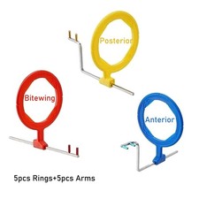 Dental Sensor Holder Dental X-Ray Positioning Aiming Ring Bitewing/Anterior 5Set