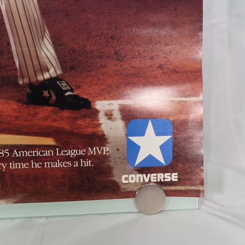 Don Mattingly Converse Hit Man Poster 17" x 23" New York Yankees 1985 Vintage - Bild 7 von 10