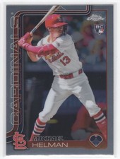 #104 2025 Topps Chrome BASE  Michael Helman RC Cardinals