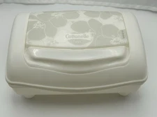 Cottonelle Fresh Flushable Wipes Dispenser Hard Container Refillable Tub Flowers