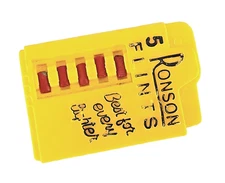 Vintage!! New Old Stock RONSON FLINTS, five pack, FREE SHIPPING US ONLY!!