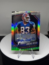 Andre Reed 2025 Prizm Black silver prizm Auto  / Buffalo Bills #10