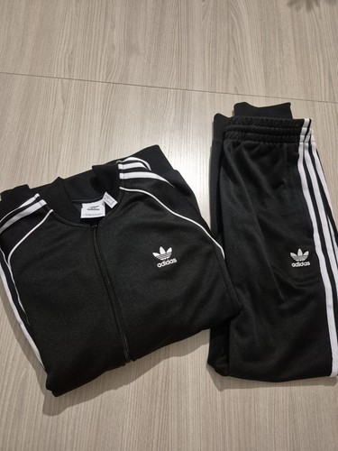 Adidas Adicolor Superstar SST Trainingsanzug schwarz Herren Größe M Tuta Uomo Jacke Hose