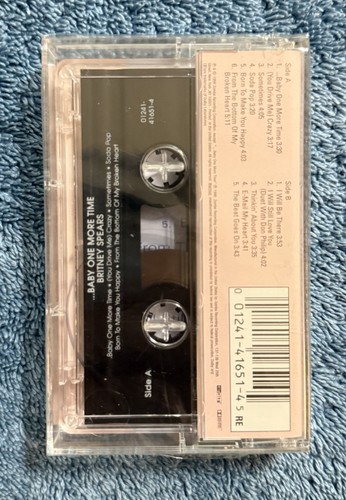 Mega Rare Britney Spears Debut Album Cd And Cassette Tape Baby One More Time New - Picture 4 of 11