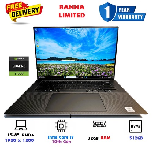 Pantalla táctil Dell Precision 4k 5550 15,6" Core i7 32 GB 512 GB/1 TB/2 TB NVidia T1000 - Imagen 14 de 16