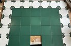 Hand Painted 6x6 Decorative Tiles With Matching Field Tile 34 Pcs Total.