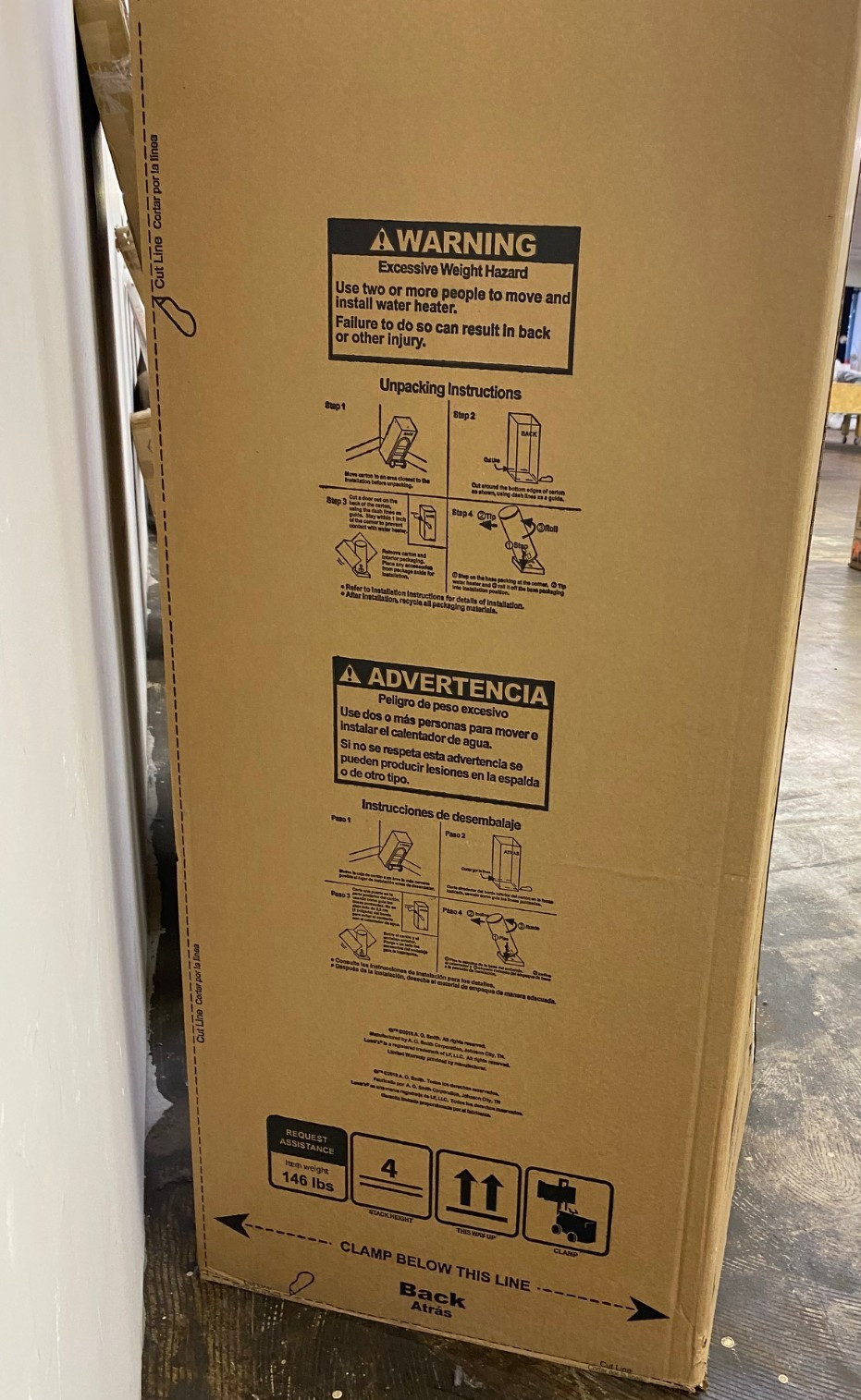 AO Smith Signature 100 40 Gallon Natural Gas Water Heater #962545