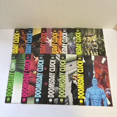 DOOMSDAY CLOCK #1-12 COMPLETE SET (DC COMICS 2018) GEOFF JOHNS VG/FN