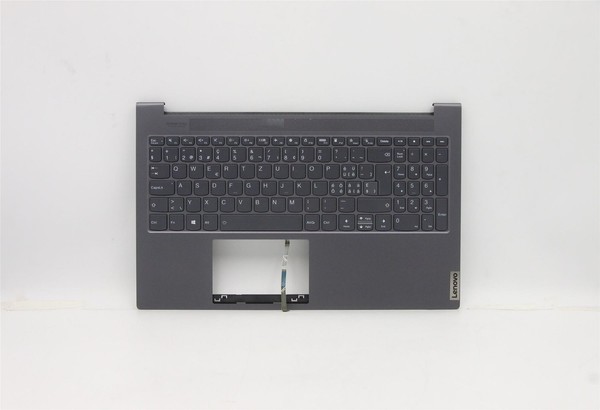 Lenovo Ideapad 7 15ITL05 Tastatur Handauflage Oberdeckel Schweiz Grau 5CB1B10134-image