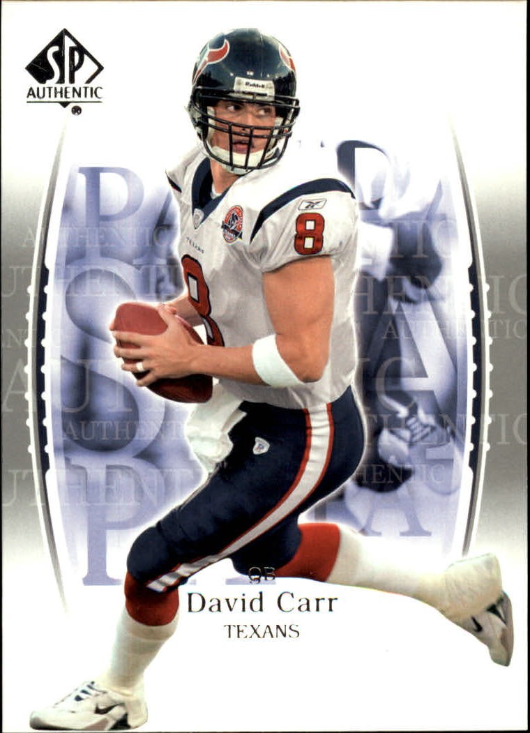 2003 SP Authentic #8 David Carr - FB