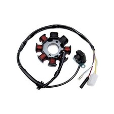 Magneto Stator Coil Dual Ignition 4 wires AC 8 Poles for GY6 50 80 100cc