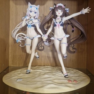 Nekopara Chocola & Vanilla Maid Swimsuit ver. KADOKAWA Special Set 1/7 Figures