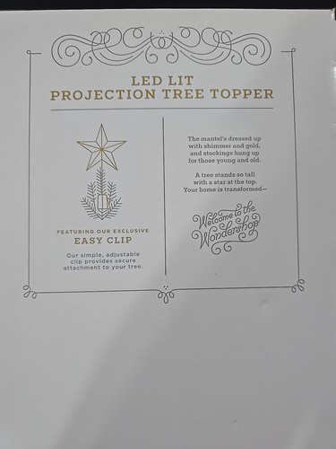 Santa Stop Here Tree Topper Christmas Holiday Decor LED Lights Wondershop New - Picture 3 of 4
