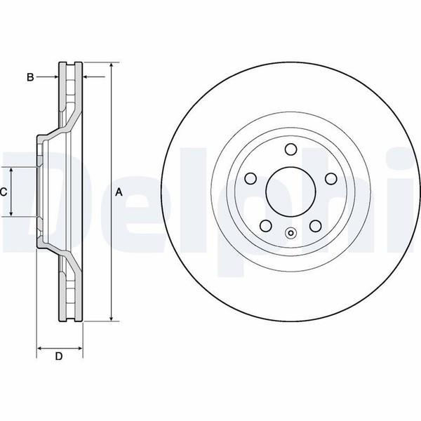 Bremsscheibe Vorderachse FüR Audi A6 Allroad C6 C5 Avant-image