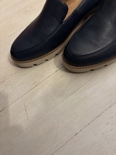 Vionic Women's Patent Leather Loafers Navy