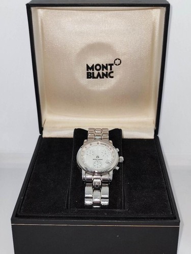Mont Blanc Exc+5 New Battery Meisterstuck 7039 Women's Quartz Watch 31mm w/Case - Picture 24 of 24