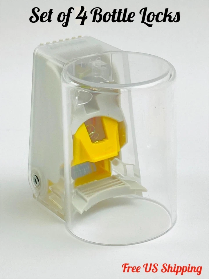 Juego de 4 bloqueo de botella Catalyst Bottlelox para licor y bebidas Foto 2 de 4