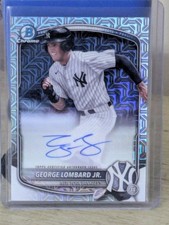 2025 Bowman - Chrome Prospect Mega Box Autographs George Lombard Jr. AU, RC)