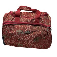 Rare American Flyer Luggage BudapestPersonal Bag Metalic Red Carry on