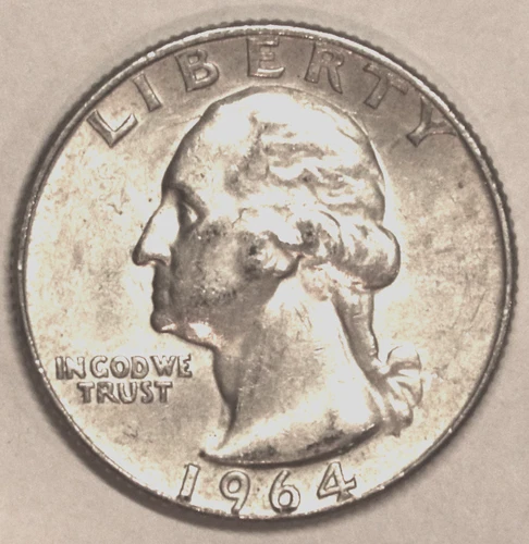 1964-D Washington Quarter - 90% Silver - Extra Fine - #0575EA