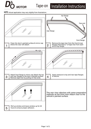 Fit 06-11 Honda Civic Sedan Mugen Style Window Visors Acrylic Sun Rain Guard 4PC - Picture 10 of 12