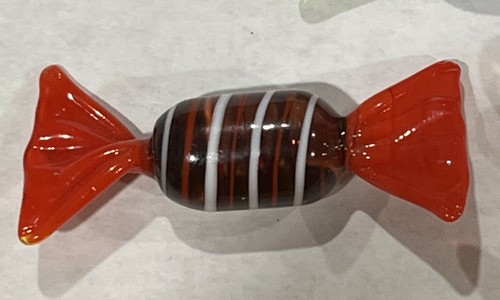 Vintage Murano Style Art Glass Wrapped Candy Pieces Lot of 5 Multicolor - Picture 4 of 9