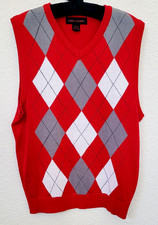 LINEA UOMO ITALY V-Neck Pullover Sweater Vest LARGE 