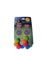 Claire's Encanto Earrings Set 3 Pairs Butterfly Pom Pom Set - Exclusive -