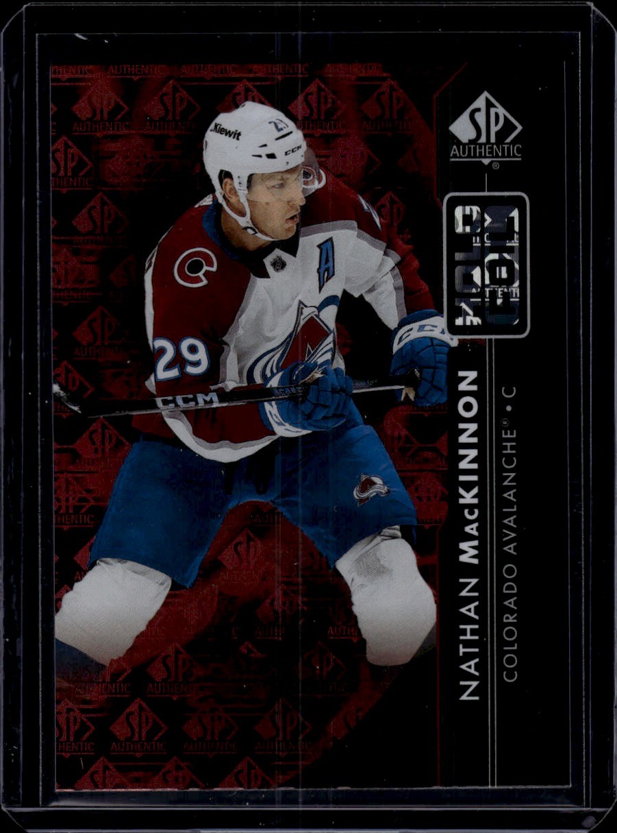 2023-24 SP Authentic #HF-13 Nathan MacKinnon Holofoils