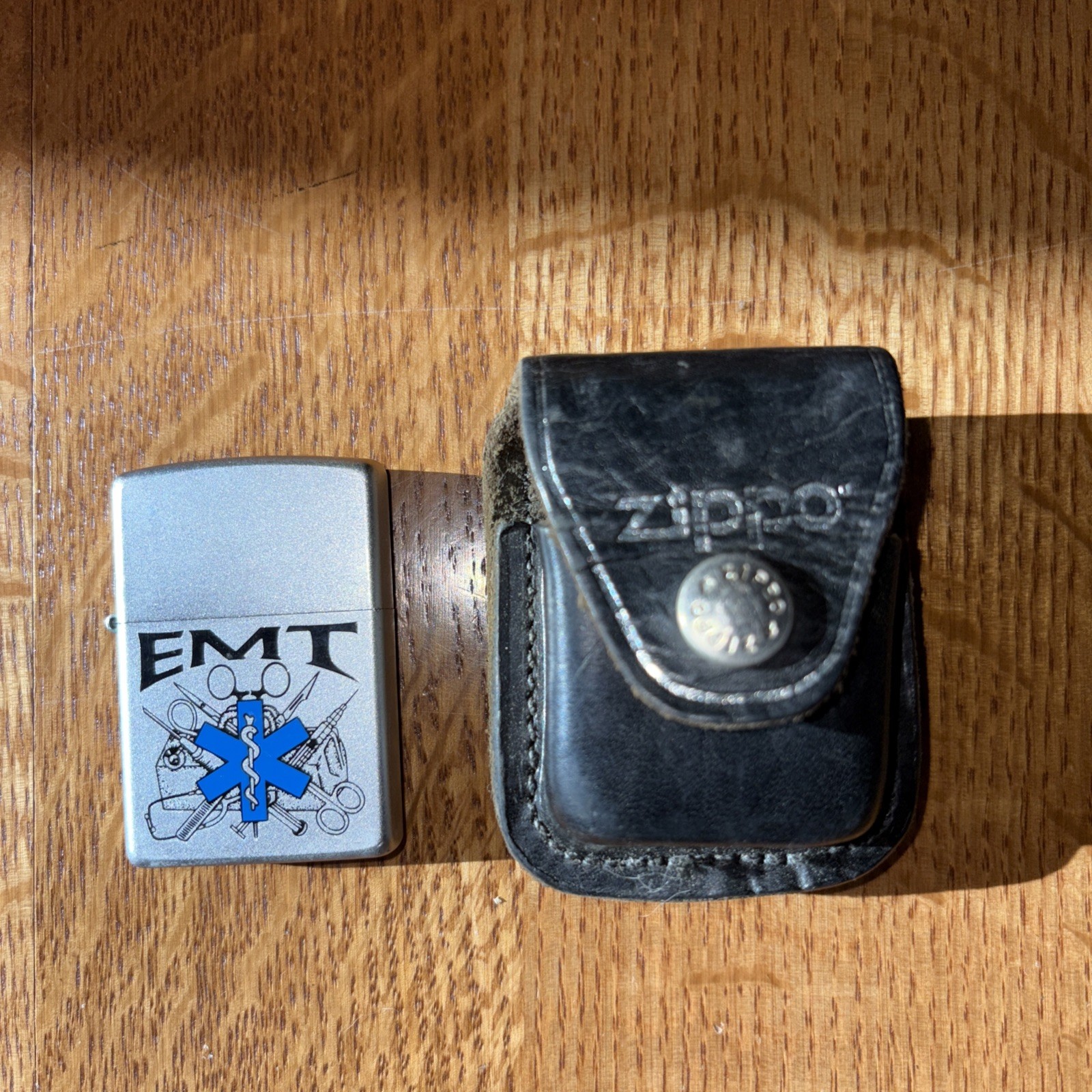 With Leather Case