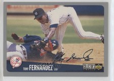1996 Upper Deck Collector's Choice Silver Foil Signature Tony Fernandez #232 g4j