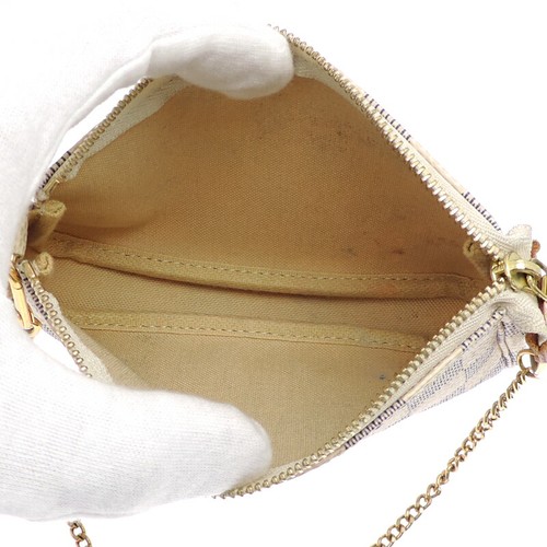 Louis Vuitton Mini Pochette Accessova Damier Azur N58010 Hand Bag #13393 - Picture 6 of 8