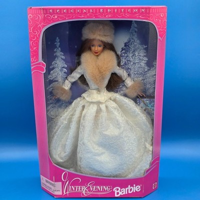 Vintage 1998 Winter Evening Barbie Doll 19220 NIB  D-224