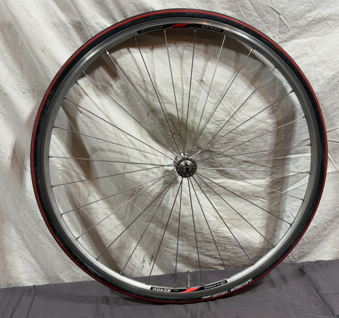 Alexrims AT400 32-Radial Spoke Silver Aluminum 700C Front Wheel