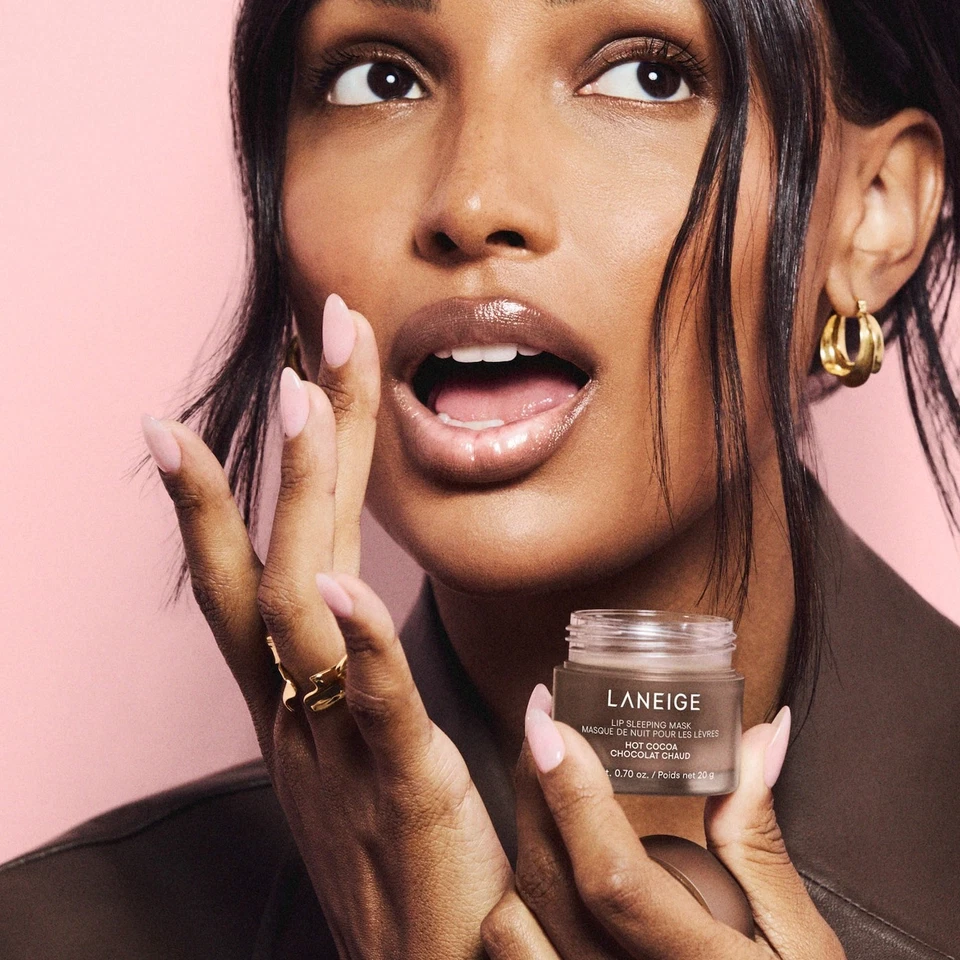 Máscara para dormir labial LANEIGE hidratación intensa con Vit C cacao caliente NUEVA auténtica LE Foto 2 de 3