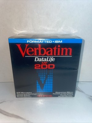 Verbatim Data Life MF 2HD 10 Pcs Per Box 3.5''