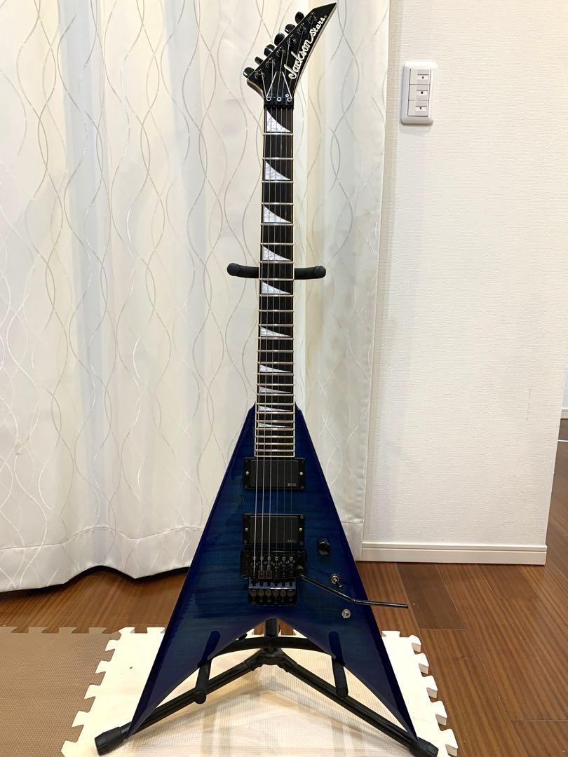 Jackson Stars King V Blue Electric Guitar W/Gig Bag Used